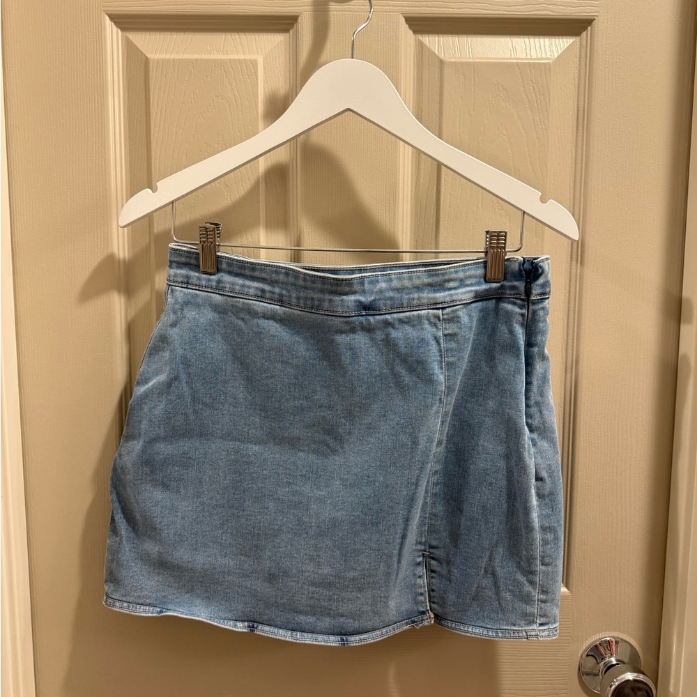 Denim Mini Skort